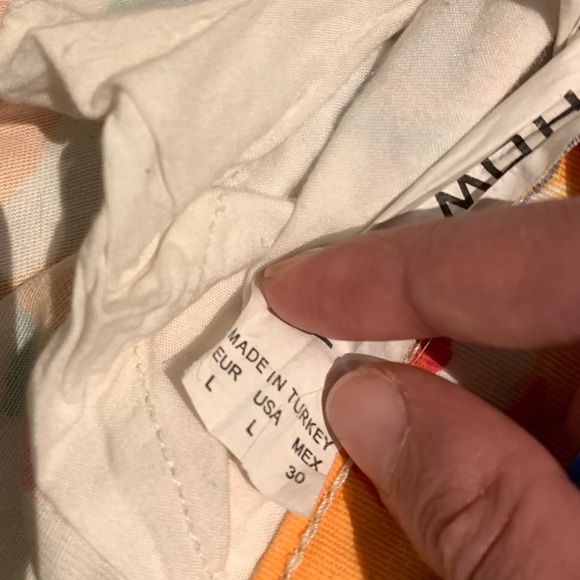 Flower Colorful white summer jeans - Picture 5 of 14